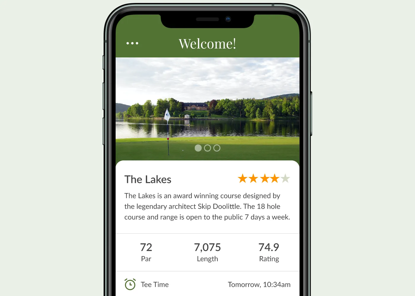 Login screen for mobile app showing logo above the email and password fields.